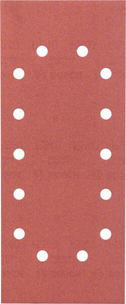 Bosch - Titreşimli Zımpara Kağıdı 10'lu, 115 x 280 mm 240 Kum 14 Delik