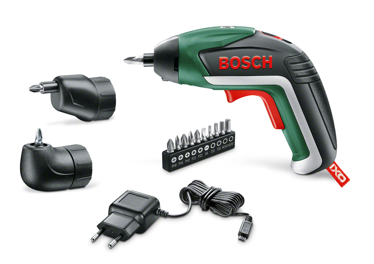Bosch IXO Akülü Vidalama Makinesi + Köşe + Eksantrik Adaptör - 06039A8002