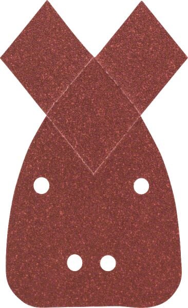 Bosch - Multi Zımpara Kağıdı 5'li, 95 x 135 mm 80 Kum 4 Delik