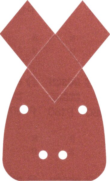 Bosch - Multi Zımpara Kağıdı 5'li, 95 x 135 mm 180 Kum 4 Delik