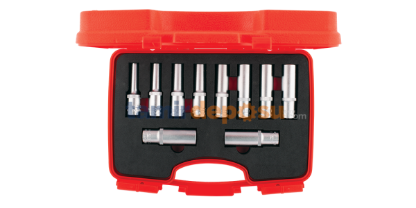 İzeltaş 10 Parça 1/2'' Altı Köşe Derin Lokma Takımı 1108006010