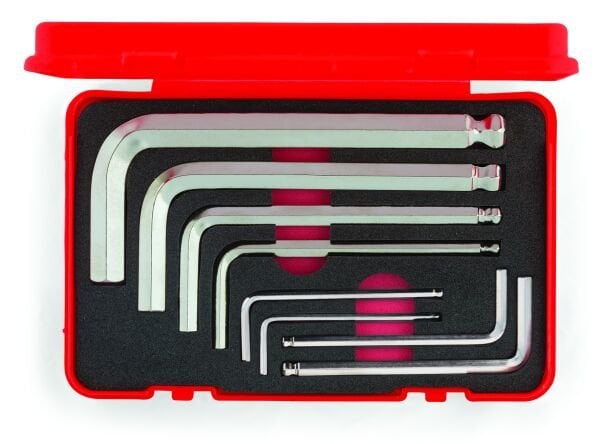 İzeltaş 8 Parça Yuvarlak Başlı Allen Anahtar Takımı - 4905007108