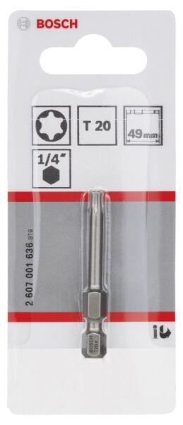 Bosch Extrahard Vıdalama Ucu T20*49 Mm 1 Lı 2607001636