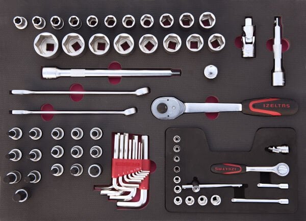 İzeltaş Pro Serisi Takım Dolabı - 2. Çekmece İçi 72 Parça - 8241002072