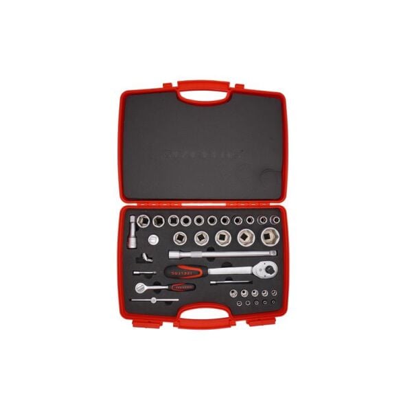 İzeltaş 35 Parça 1/4'' - 1/2'' Altı Köşe Lokma Anahtar Takımı - 1113001038