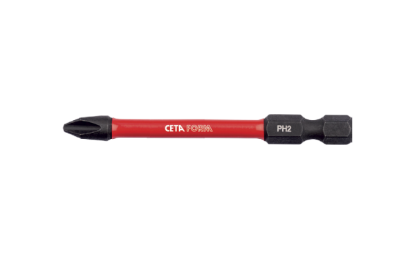 Ceta Form 1/4'' Yıldız Bits Uç (Darbeli Kullanım) PH2 x 90 mm - CB/902TM