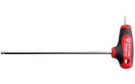 Ceta Form T Saplı Topbaşlı Allen Anahtar 2.5 mm - K11-025-100