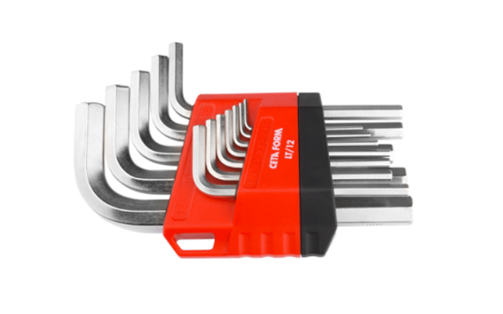 Ceta Form 12 Parça L Allen Anahtar Takımı (Kısa Tip) - LT/12