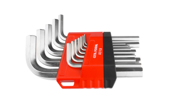Ceta Form 12 Parça L Allen Anahtar Takımı (Kısa Tip) - LT/12
