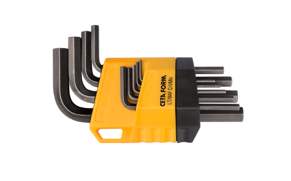 Ceta Form 9 Parça L Allen Anahtar Takımı (Kısa Tip) (SAE) - LT/9AF