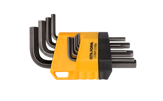 Ceta Form 9 Parça L Allen Anahtar Takımı (Kısa Tip) (SAE) - LT/9AF