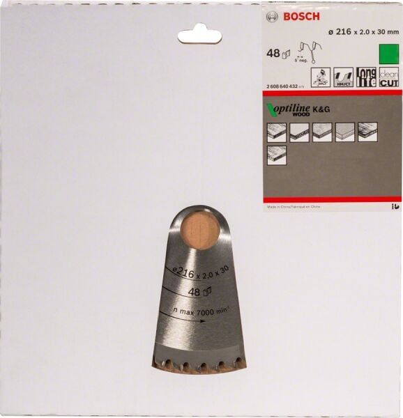 Bosch Opw Daıre Test. Bıc. 216*30 48 D G 2608640432