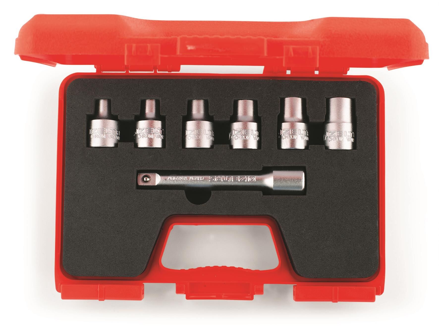 İzeltaş 7'li Star (Torx) Lokma Takımı 1/2'' 1113006007
