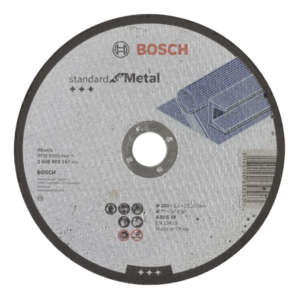 Bosch Sdmetal Kesme Tası 180*3,0 Mm Duz 2608603167