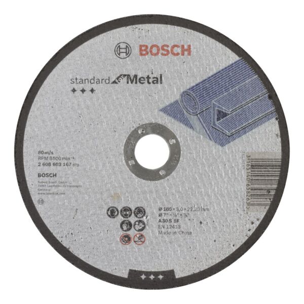 Bosch Sdmetal Kesme Tası 180*3,0 Mm Duz 2608603167