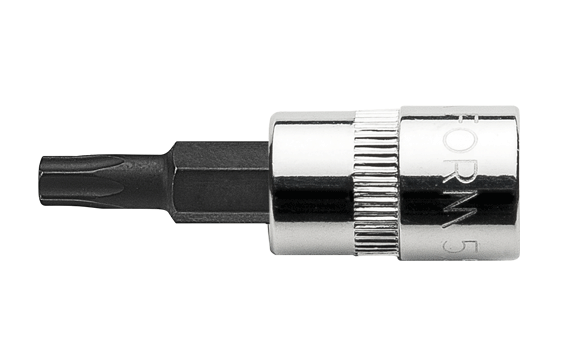 Ceta Form 1/4'' 5 Köşe Delikli Torx Uçlu Lokma IPR10 x 37 mm - C08S-IPR10