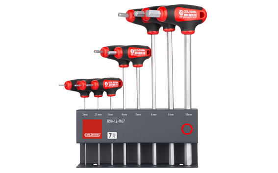 Ceta Form 8 Parça T Saplı Allen Anahtar Takımı (Metal Stand ile) - K99-10-M08