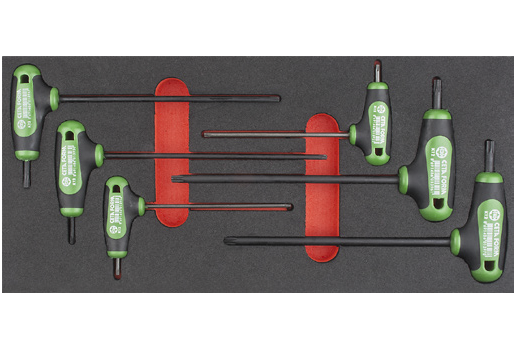 Ceta Form 14 Parça T Saplı TORX Anahtar Takımı (EVA'lı) - K99-12-E06