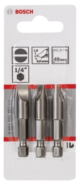 Bosch - Extra Hard Serisi S1,6x8,0*49 mm 3'lü