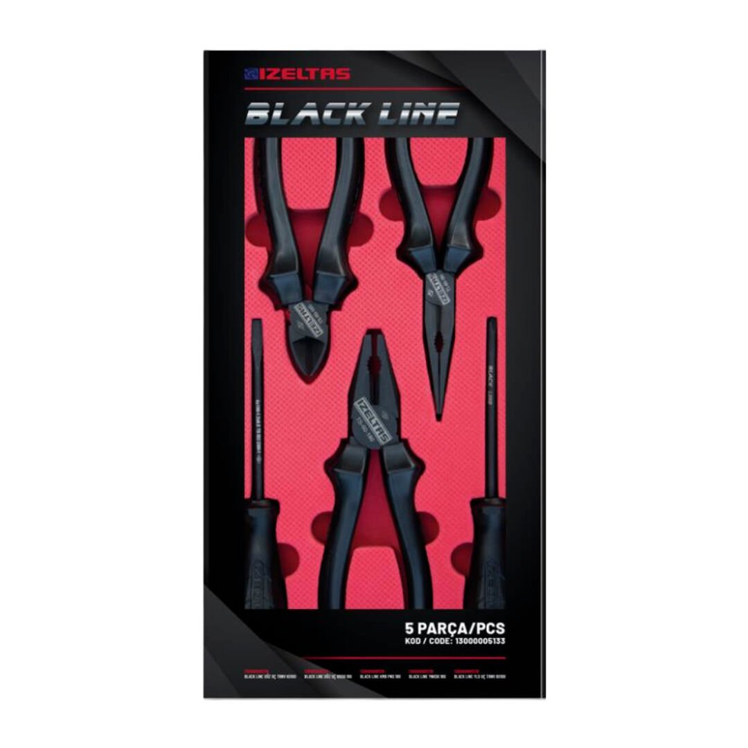 İzeltaş Black Line 5 Parça Set 13000005133