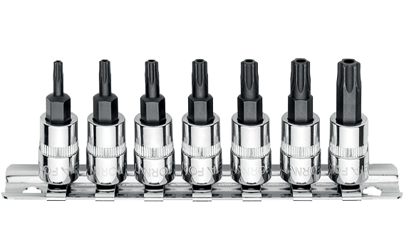 Ceta Form 7 Parça 1/4'' Delikli Torx Uçlu Lokma Takımı - C08S-RTR7