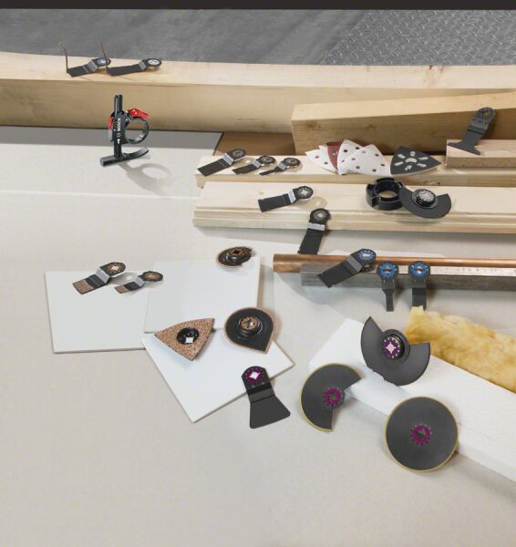 Bosch - Starlock - ACZ 85 EIB - BIM-TIN Çoklu Malzeme İçin Segman Testere Bıçağı, Bombeli 1'li