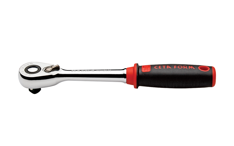 Ceta Form 3/8'' Düğmeli Cırcır Kolu - C11-12