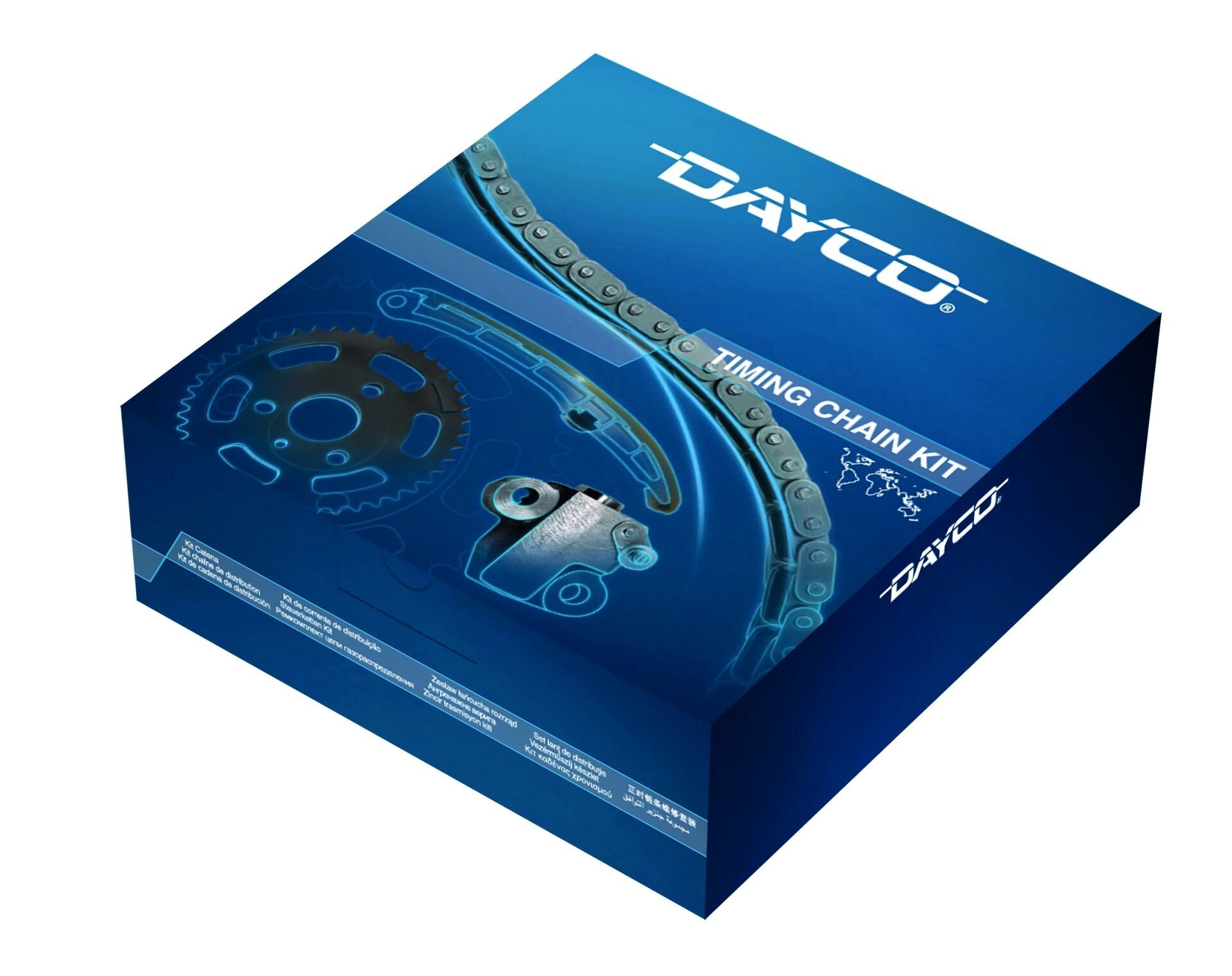 DAYCO EKSANTRİK ZİNCİR KİTİ FİAT DOBLO,PALIO,ALBEA,PUNTO 1.3 MULTIJET 16V/1.3 JTD 16V KTC1052