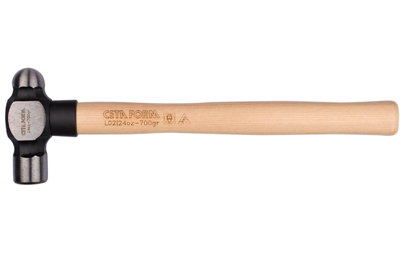 Ceta Form Bombe Başlı Çekiç (Ahşap Saplı) 12 oz. (340 gr) - L02-12