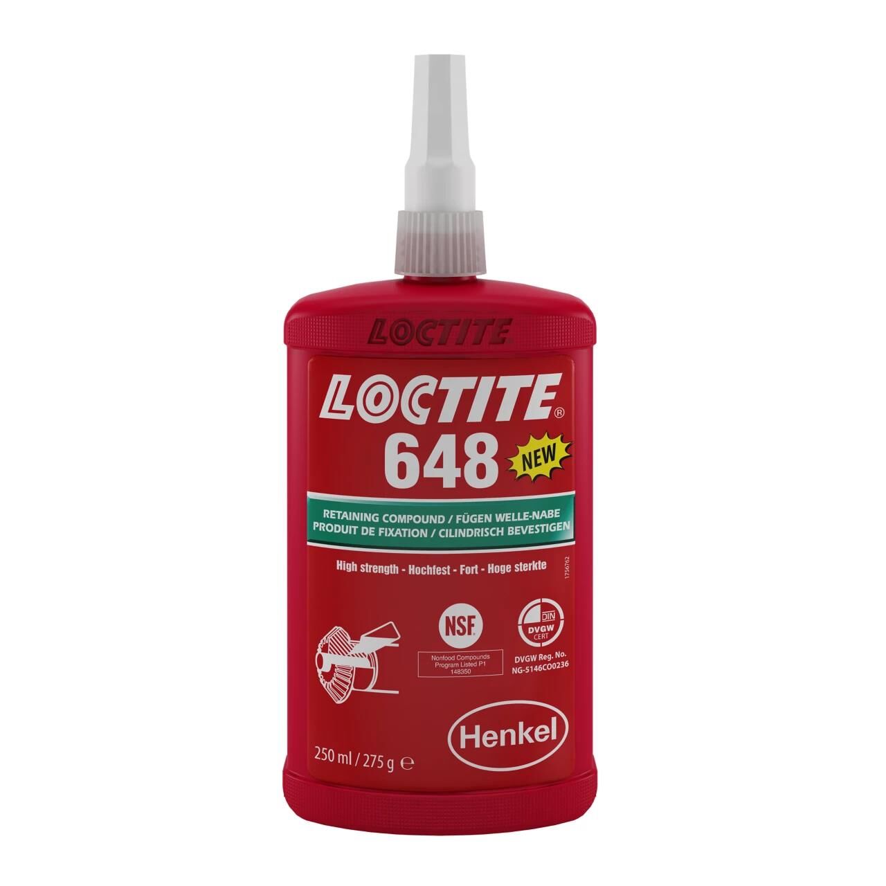 LOCTITE 648 Rulman Sabitleyici Yüksek Mukavemet 250 ml (1804971)