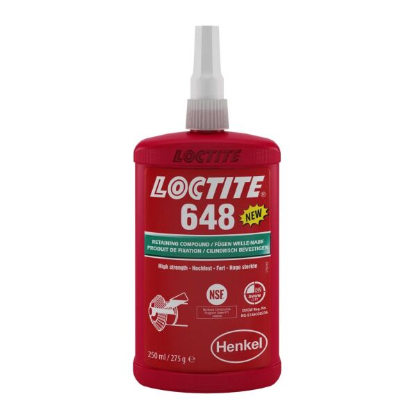 LOCTITE 648 Rulman Sabitleyici Yüksek Mukavemet 250 ml (1804971)