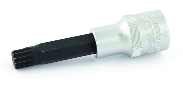 İzeltaş 1/2'' On İki Köşe Lokmalı Bits Uç (Kısa Boy) Yivli (XZN) M12 - 1114064012