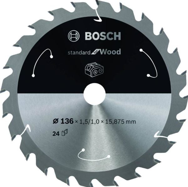 DAIRE TESTERE BICAGI ST WO H 136X16 T24