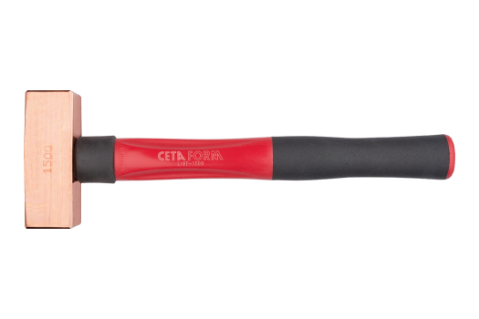 Ceta Form Bakır Çekiç (3 Komponent Saplı) 1500 gr - L18F-1500