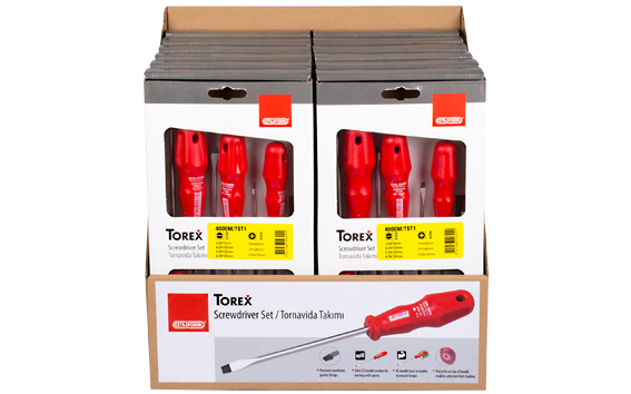 Ceta Form TOREX Tornavida Takımı Teşhir Seti 12 x 4000M/6ST1 - S4000M/6ST1