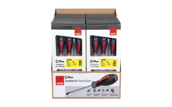 Ceta Form C-Plus Tornavida Takım Teşhir Seti 12 x F99-601V - SF99-601V