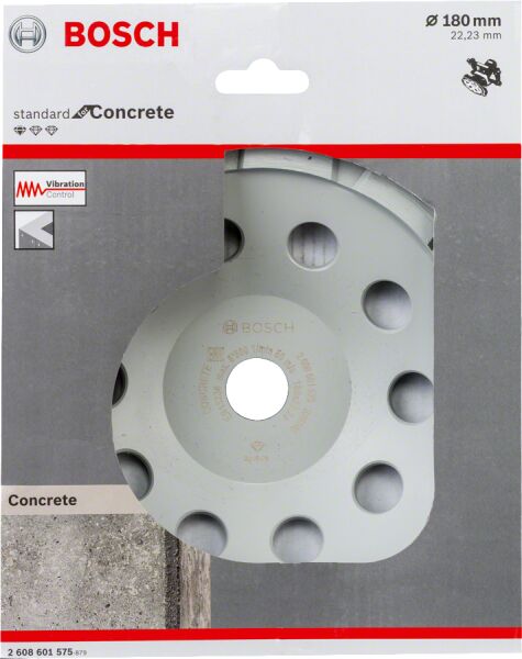 Bosch - Standard Seri Beton İçin Elmas Çanak Disk 180 mm