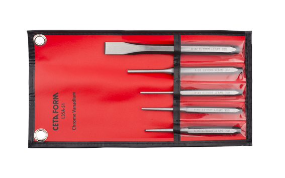 Ceta Form 5 Parça Keski ve Zımba Takımı (SAE) - L35A-51