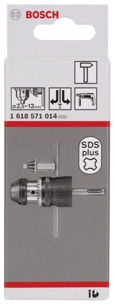 Bosch - 2,5-13 - SDS-Plus Anahtarlı Mandren