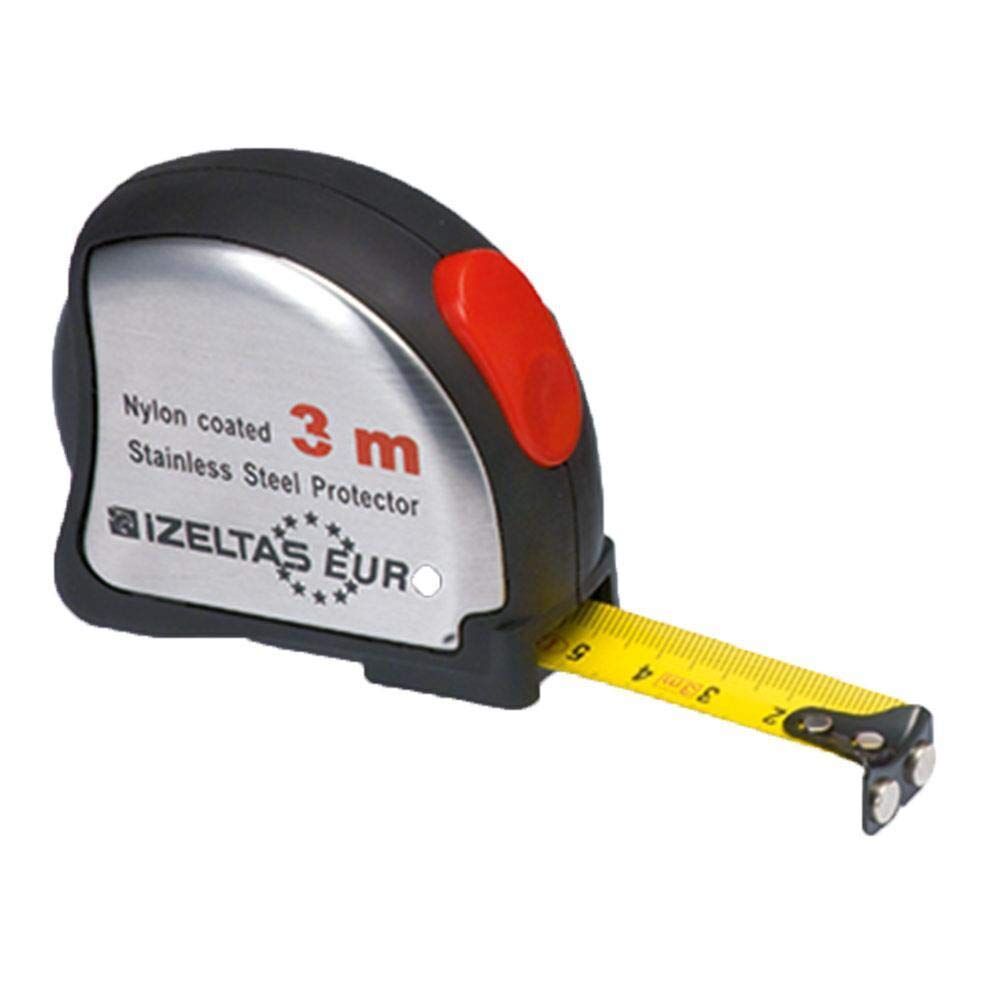 İzeltaş Krom Stoplu Şerit Metre 3 m - 0588150013