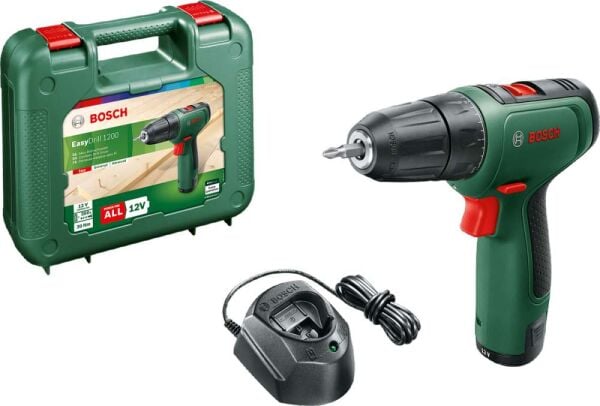 Bosch EasyDrill 1200 Akülü Delme Vidalama Makinesi + GAL 1210 CV (Tek Akülü) - 06039D3006