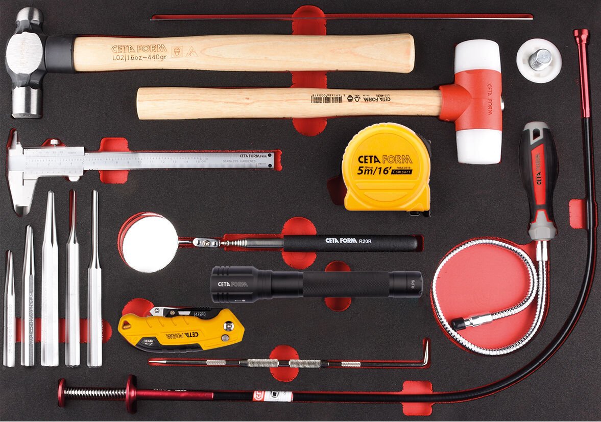 Ceta Form 17 Parça Alet Seti (EVA'lı) - LPR-E17