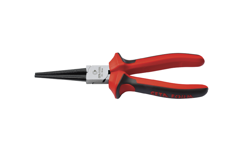 Ceta Form Yuvarlak Kargaburun (Polisajlı/PVC Daldırma Sap) 160 mm - E18-41-0160
