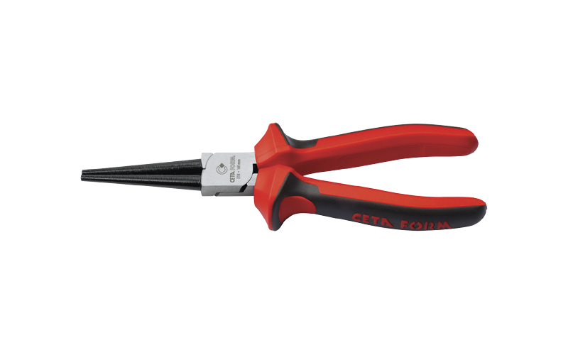 Ceta Form Yuvarlak Kargaburun (Polisajlı/PVC Daldırma Sap) 160 mm - E18-41-0160