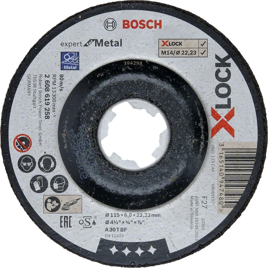 Bosch X-Lock 115*6 Expert For Metal 2608619258