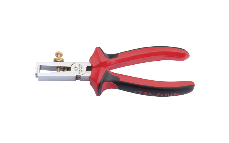Ceta Form Kablo Sıyırma Pensesi (Parlak Krom/DuoTech Sap) 160 mm - E25-11-0160