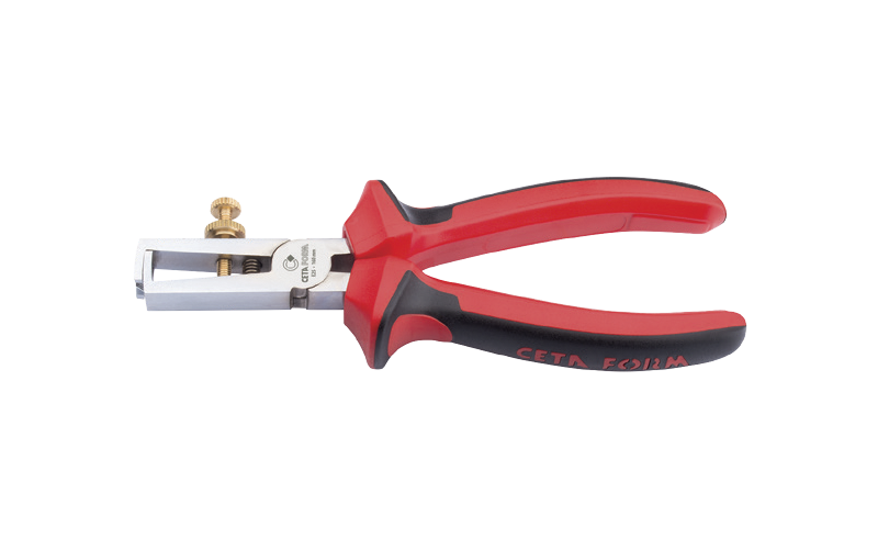 Ceta Form Kablo Sıyırma Pensesi (Parlak Krom/DuoTech Sap) 160 mm - E25-11-0160