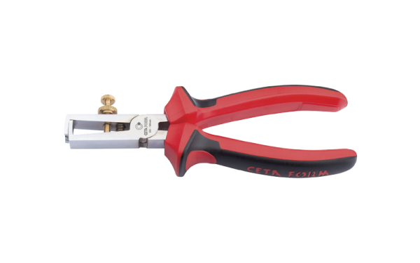 Ceta Form Kablo Sıyırma Pensesi (Parlak Krom/DuoTech Sap) 160 mm - E25-11-0160