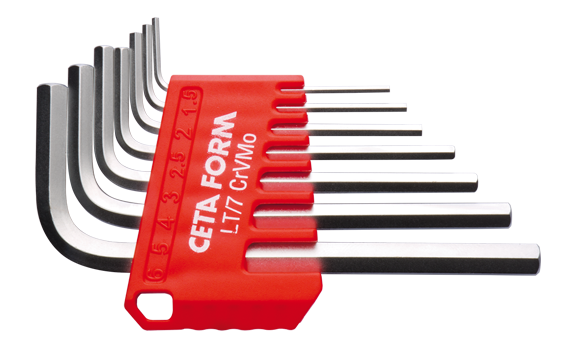 Ceta Form 7 Parça L Allen Anahtar Takımı (Kısa Tip) - LT/7