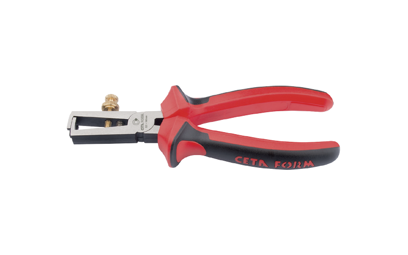 Ceta Form Kablo Sıyırma Pensesi (Polisajlı/DuoTech Sap) 160 mm - E25-41-0160